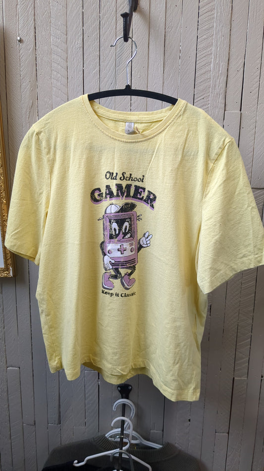 Old School Gamer T-Shirt (Size L)