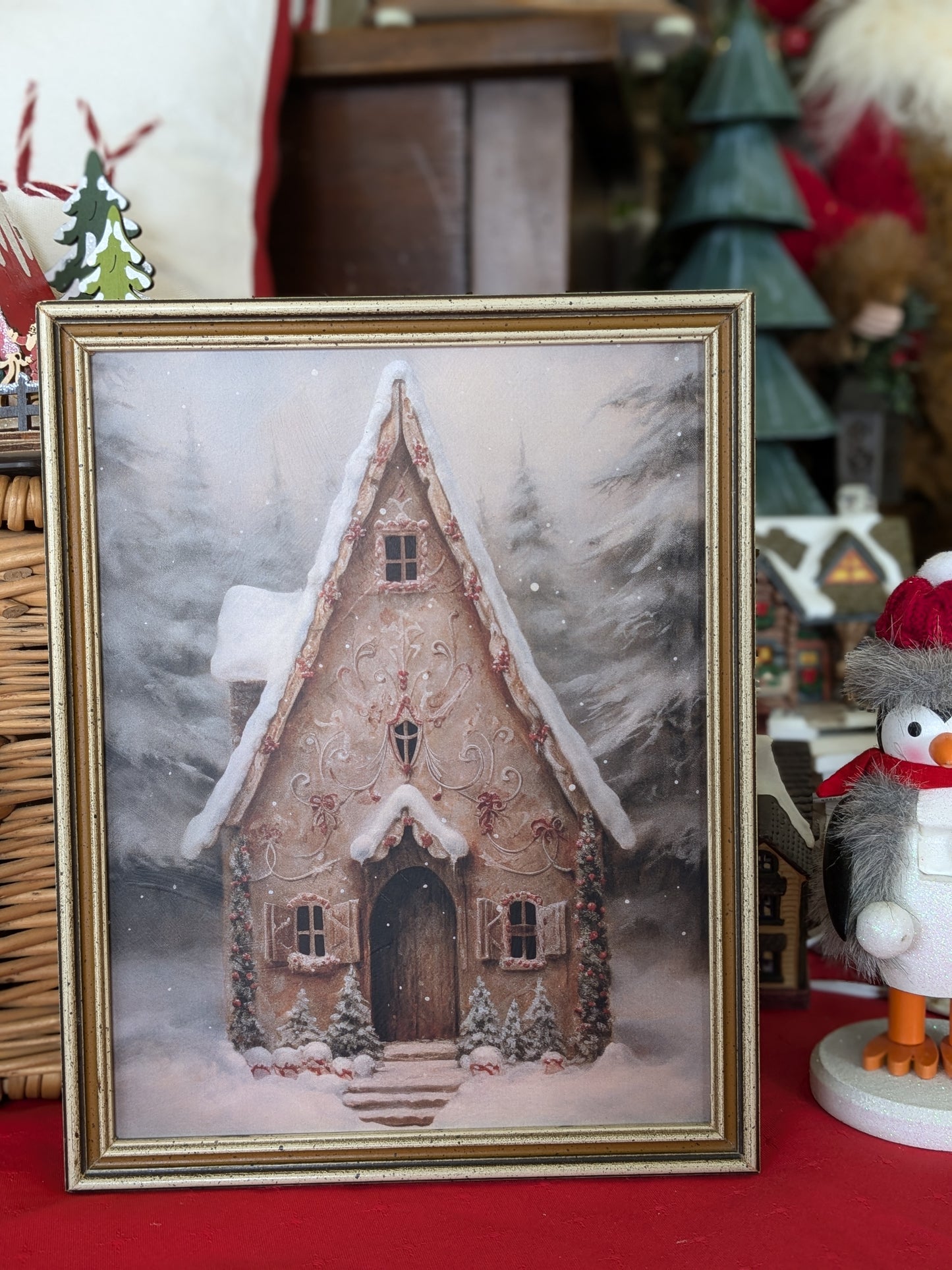 Gingerbread House Framed Print