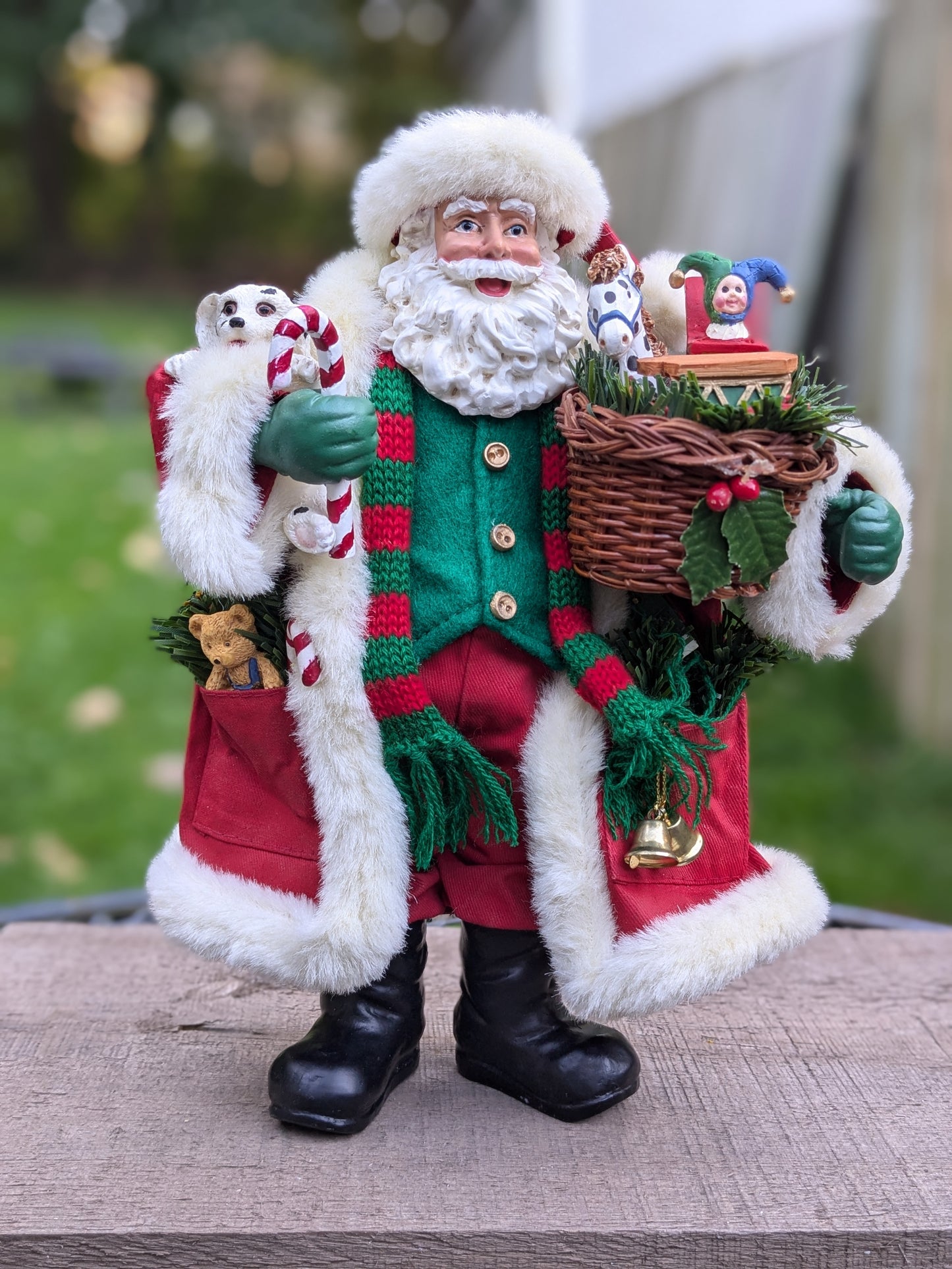 Santa with gifts