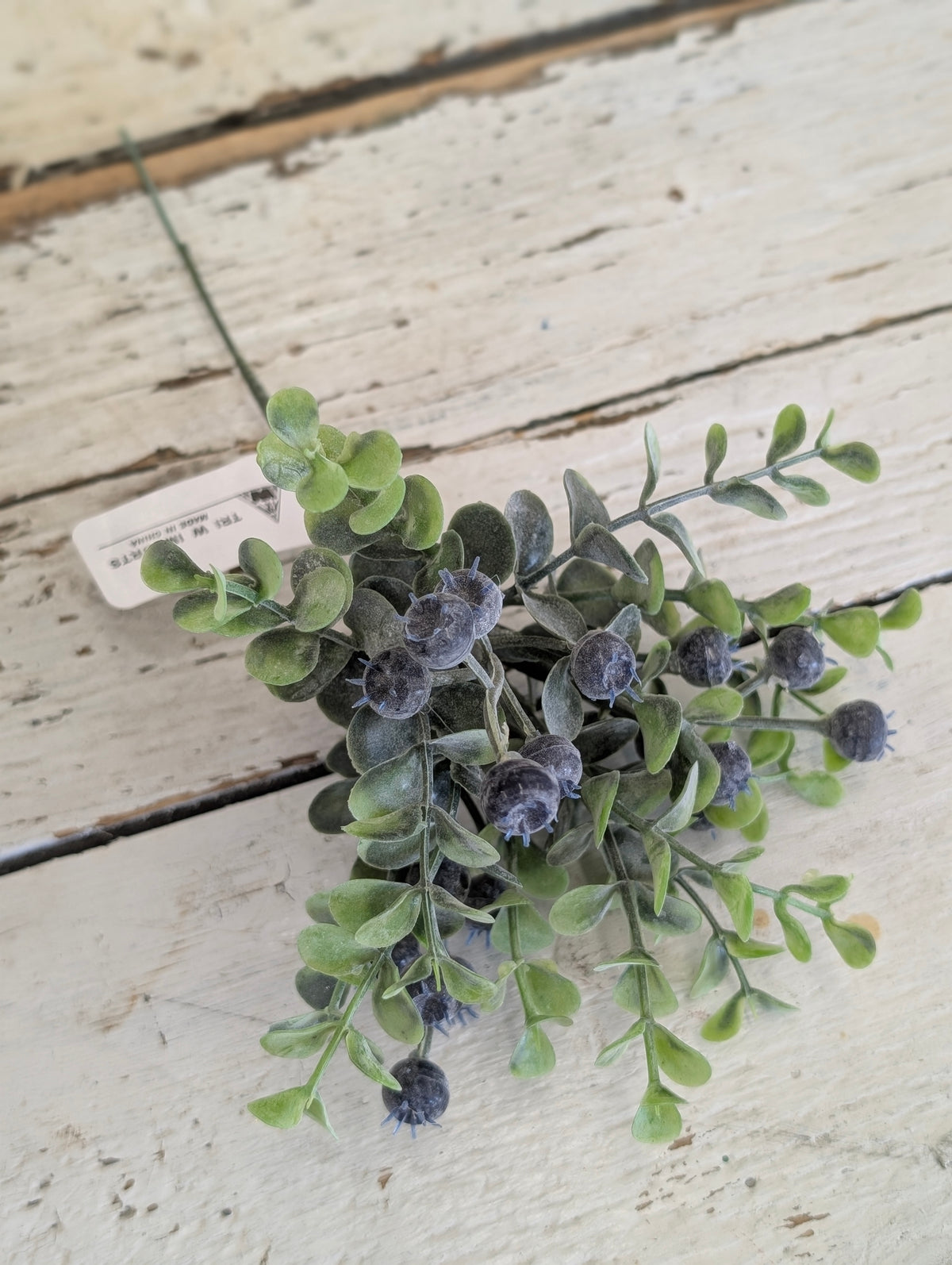 7" Eucalyptus / blueberry stick