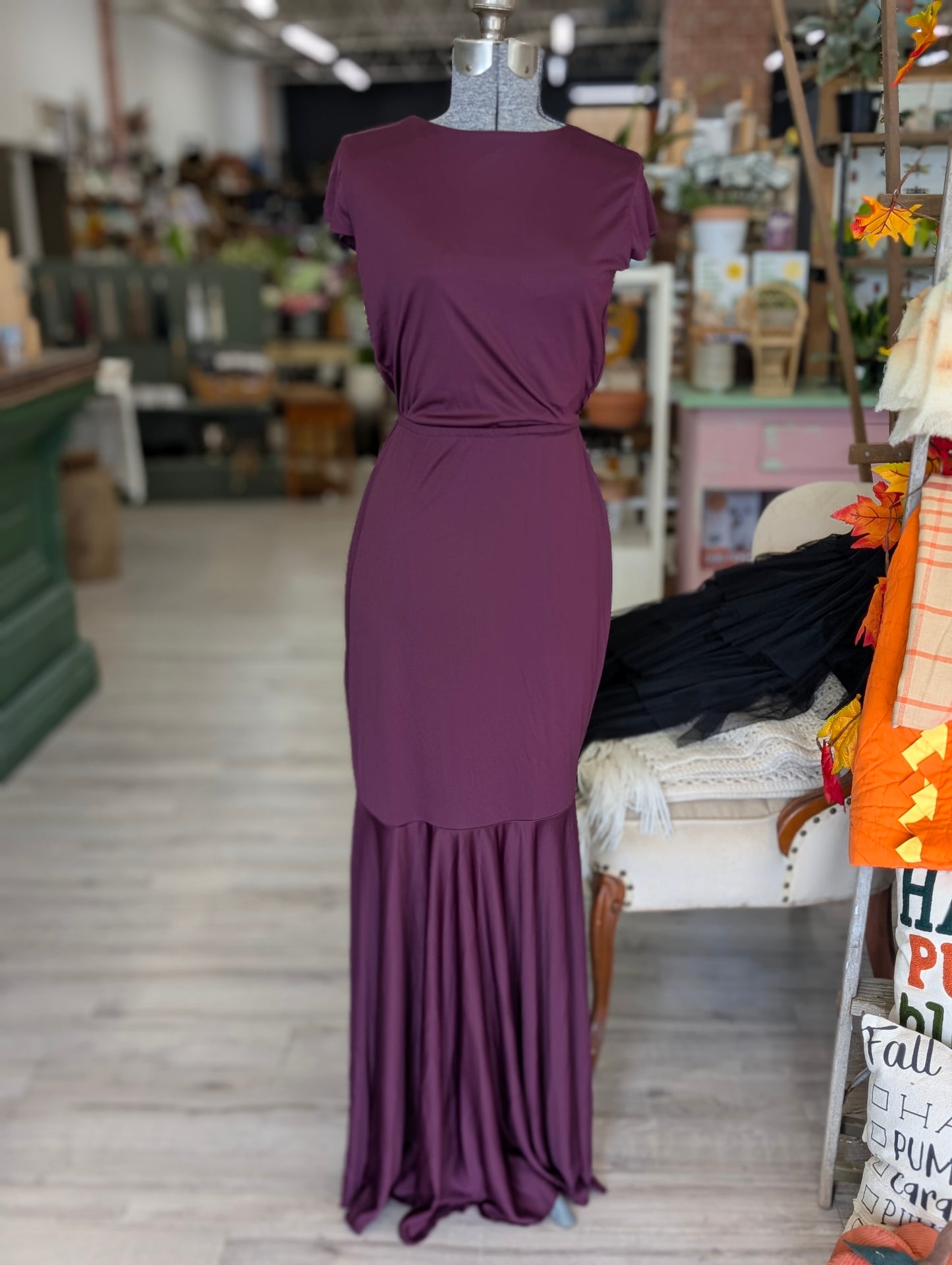 Maroon dress