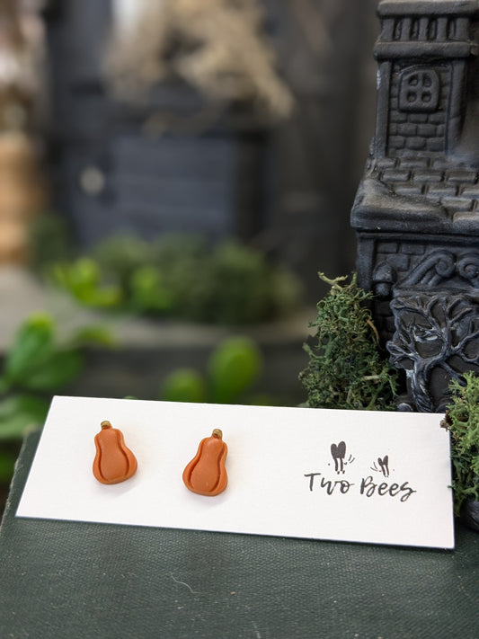 Orange Gourd Studs