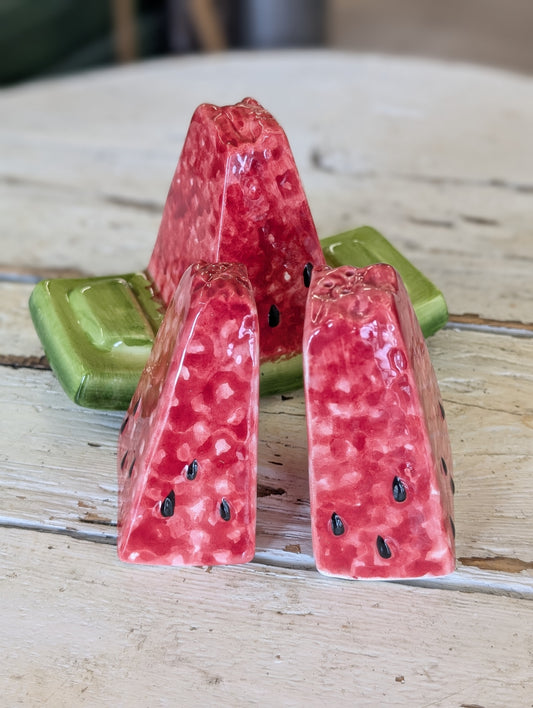 Watermelon salt and pepper