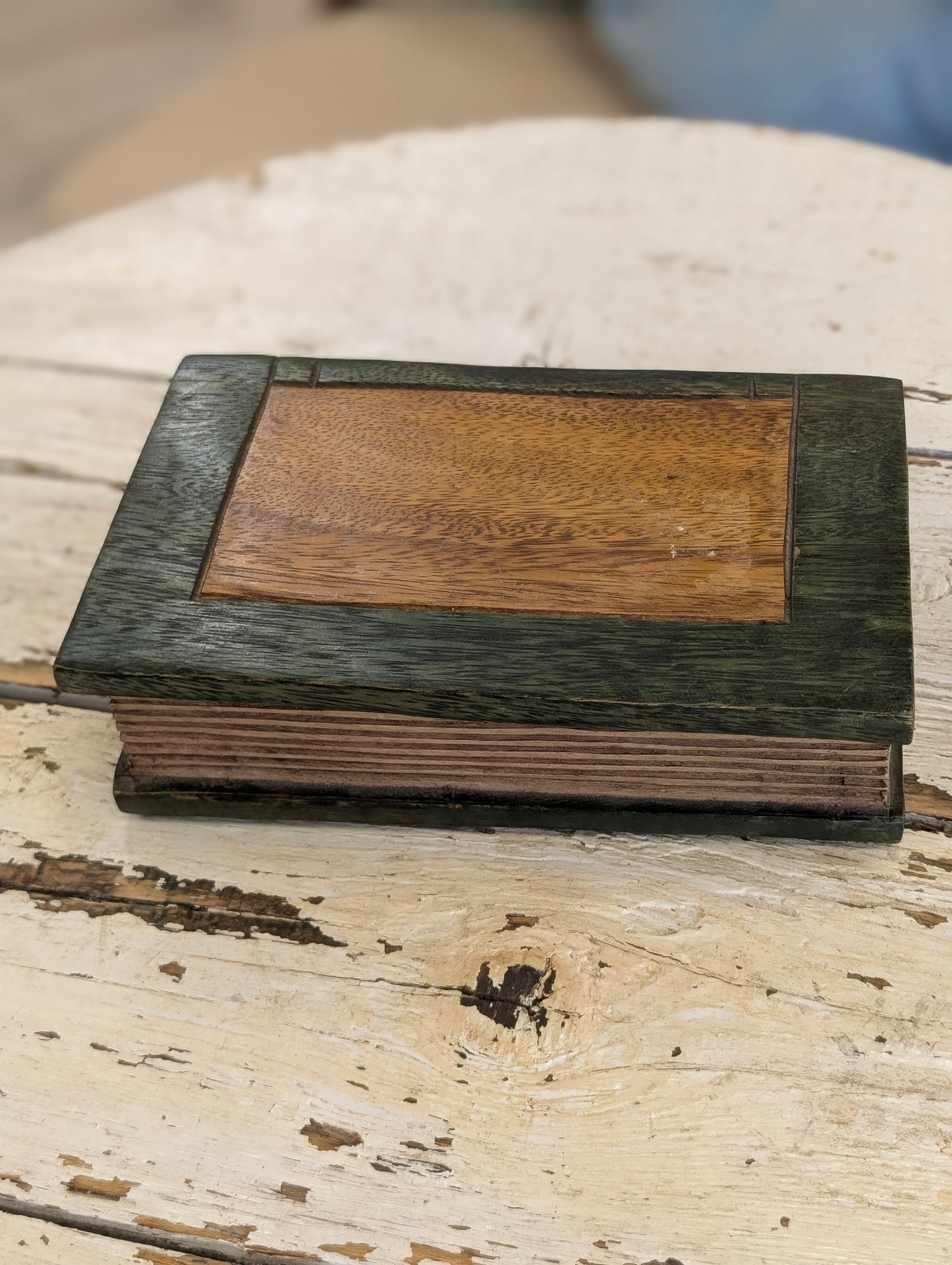 Wooden box book