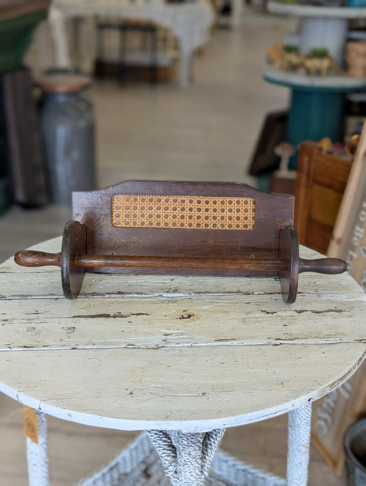 Wooden paper towel holder