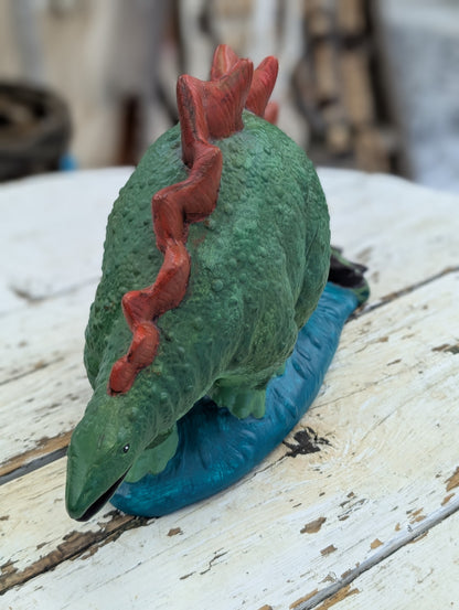 Stegosaurus ceramic statue