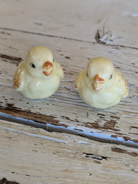 Chick salt and pepper shakers