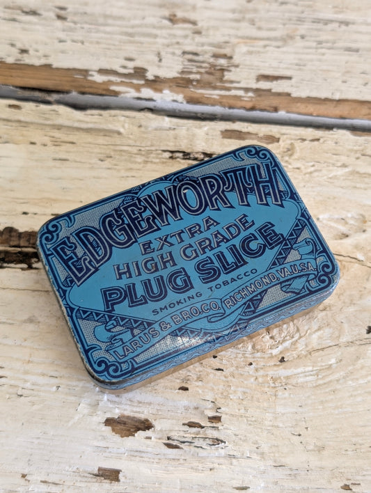 Vintage Edgeworth Extra High Grade Plug Slice smoking tobacco tin