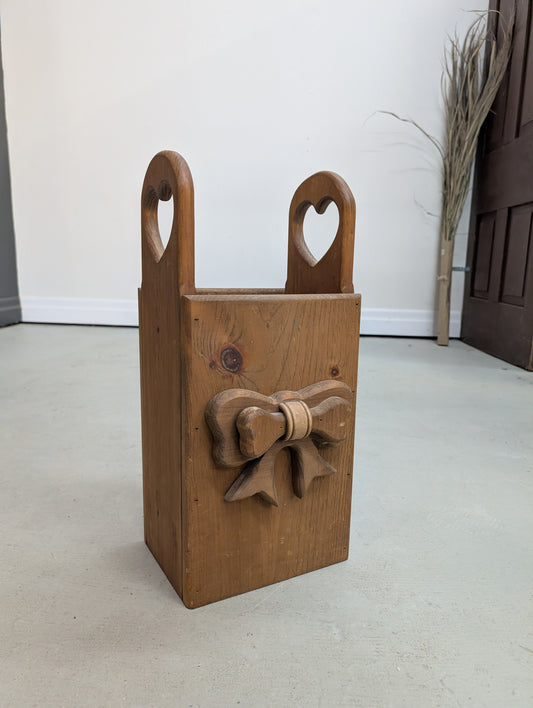 Wooden umbrella stand