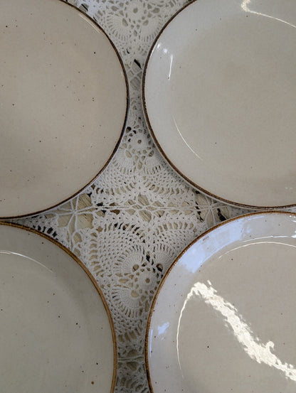 J&G Meakin Lifestyle speckled stoneware. Set of 4