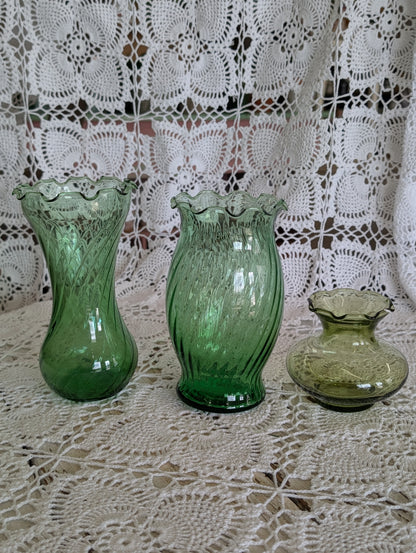 Green vase
