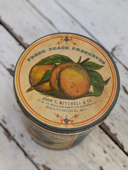 Peach tin