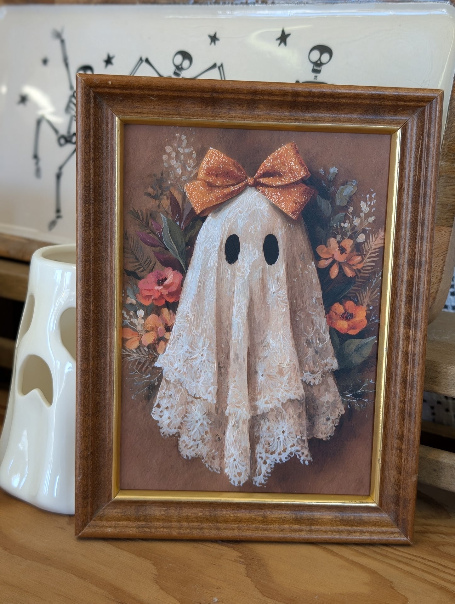 Lacey the ghost framed print