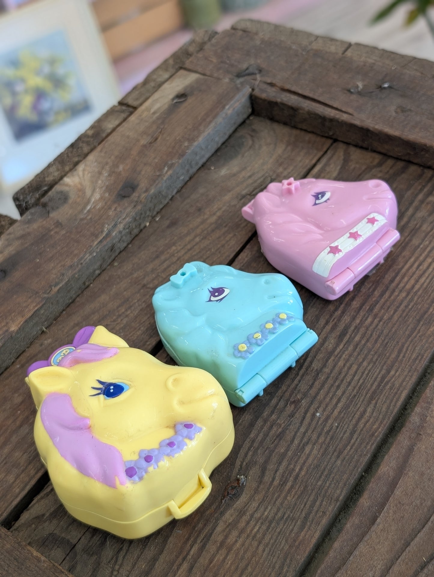 Set of three pony Polly Pocket