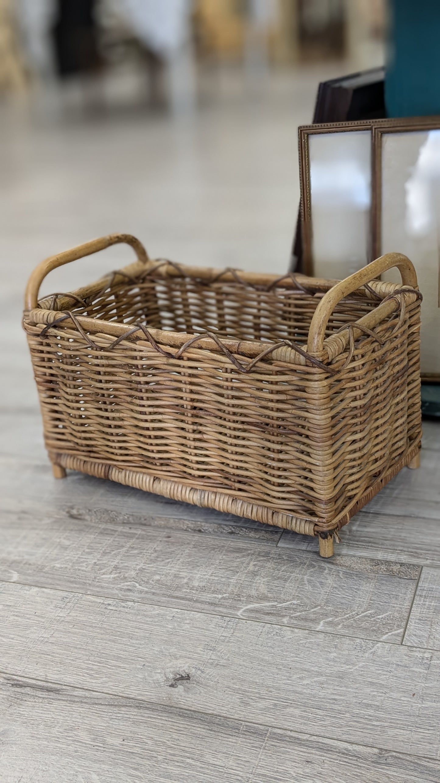 Basket with handles