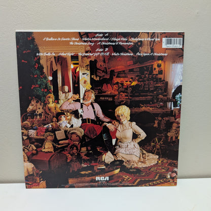 Kenny & Dolly Once Upon A Christmas LP