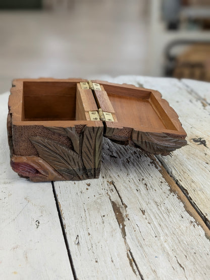 Wooden flower box