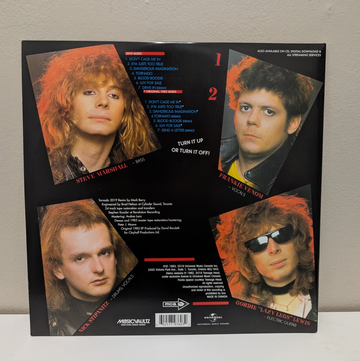 Teenage Head Tornado LP (2019 re-issue)