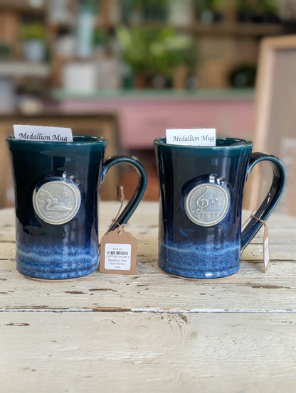 Medallion Mug - Blue Stone