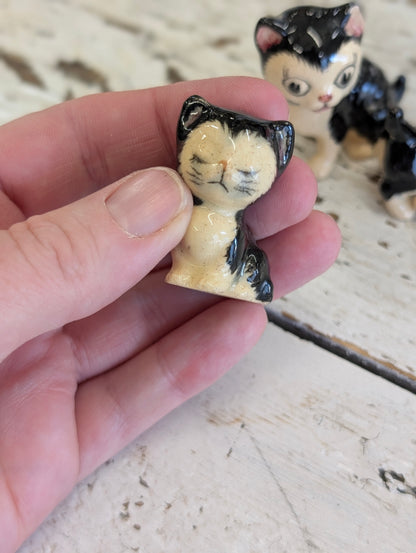 Set of three cats mini