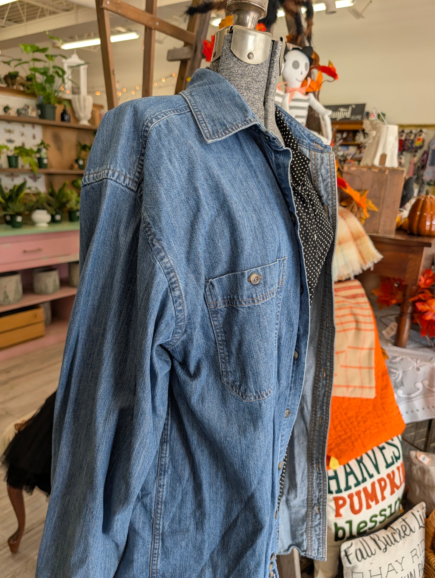 Cotton Jean Button up
