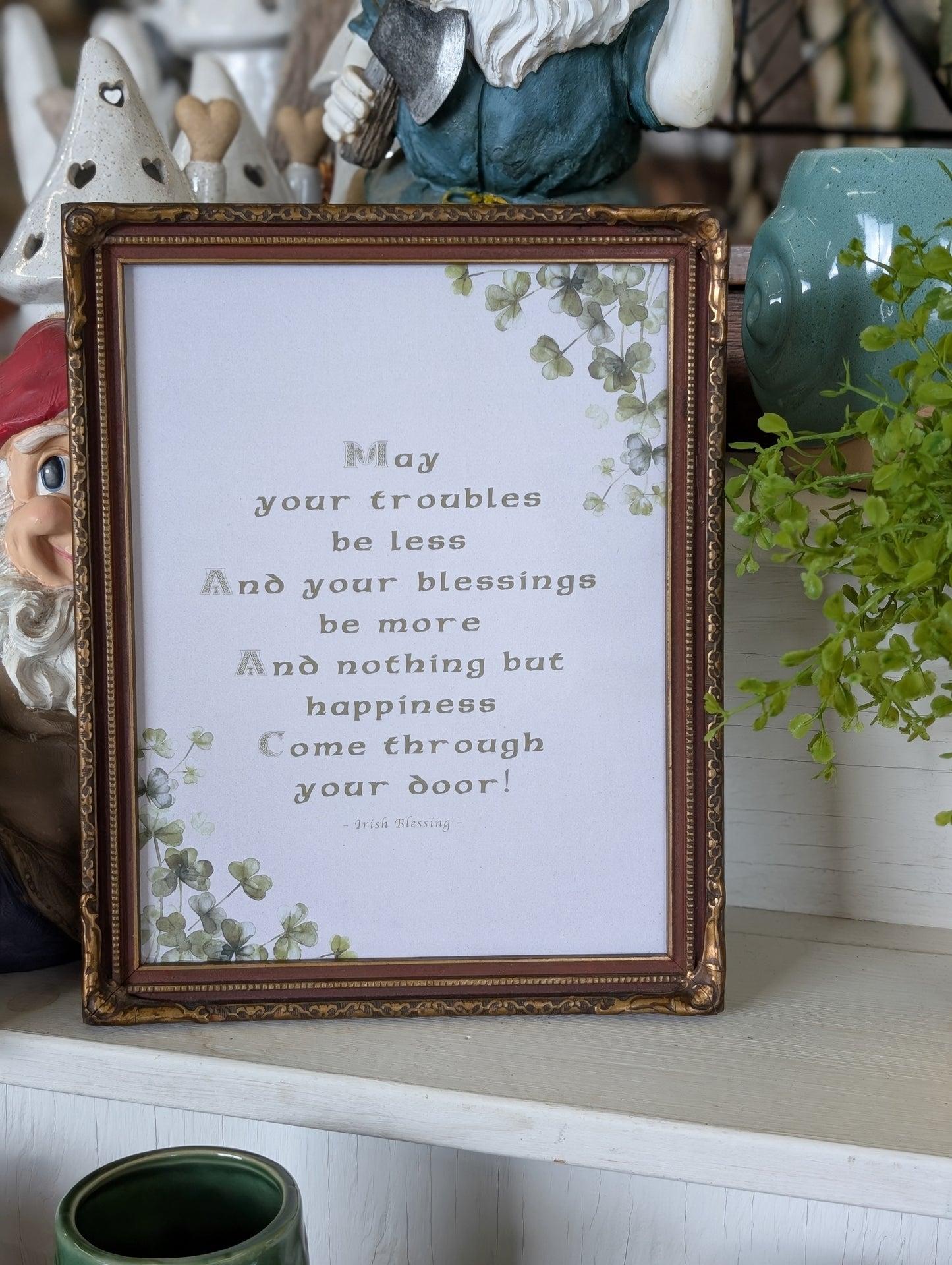 Irish Blessing Framed print