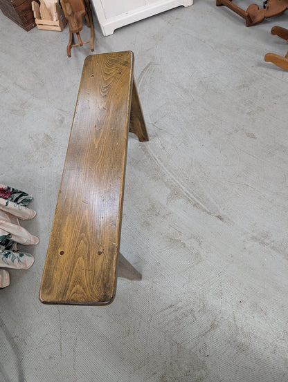 Wood bench