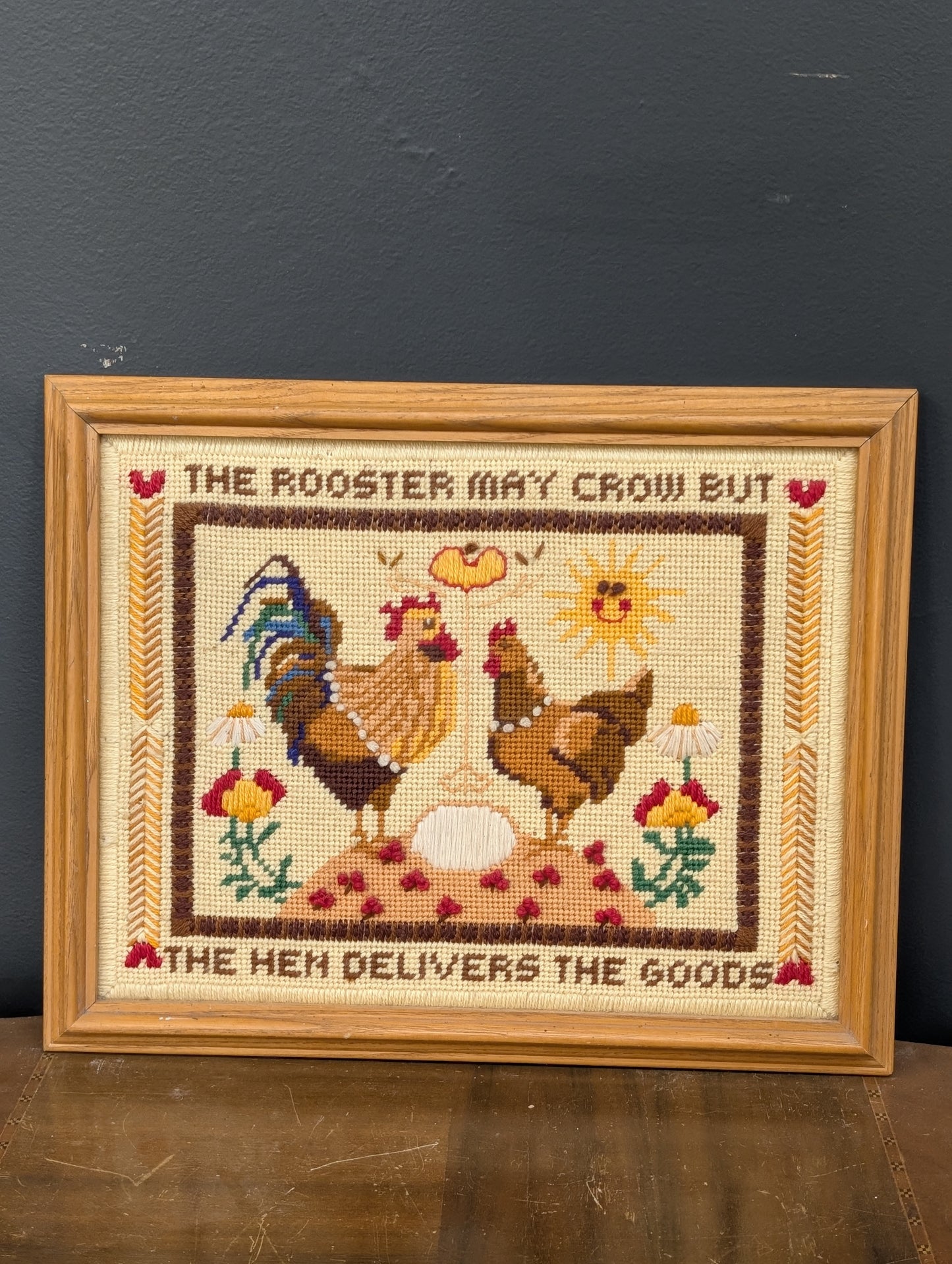 Chicken embroidery