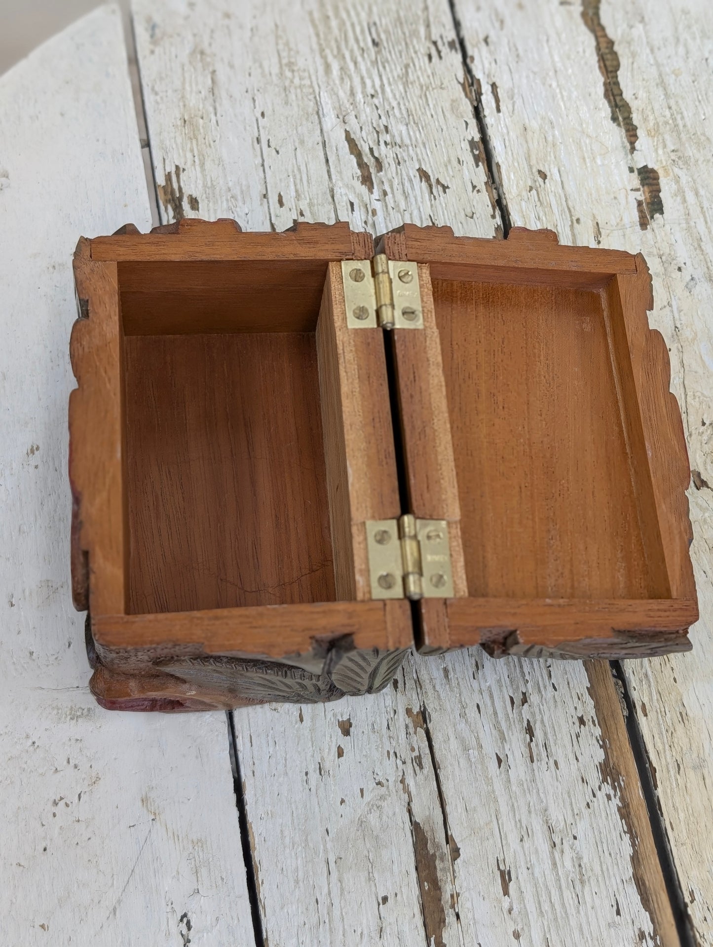 Wooden flower box