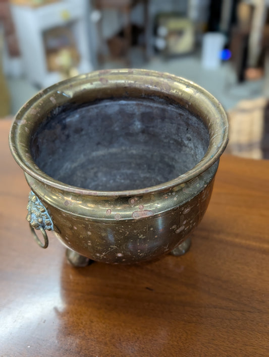 Brass pot