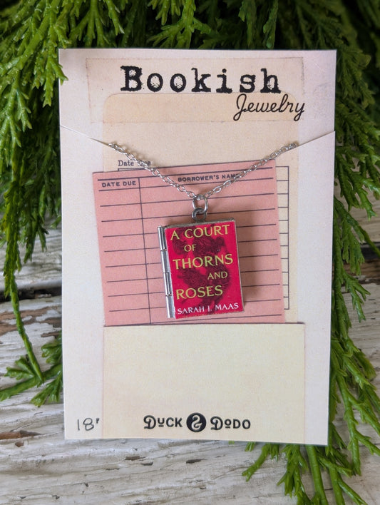 Bookish Jewelry - A Court Of Thorns Locket