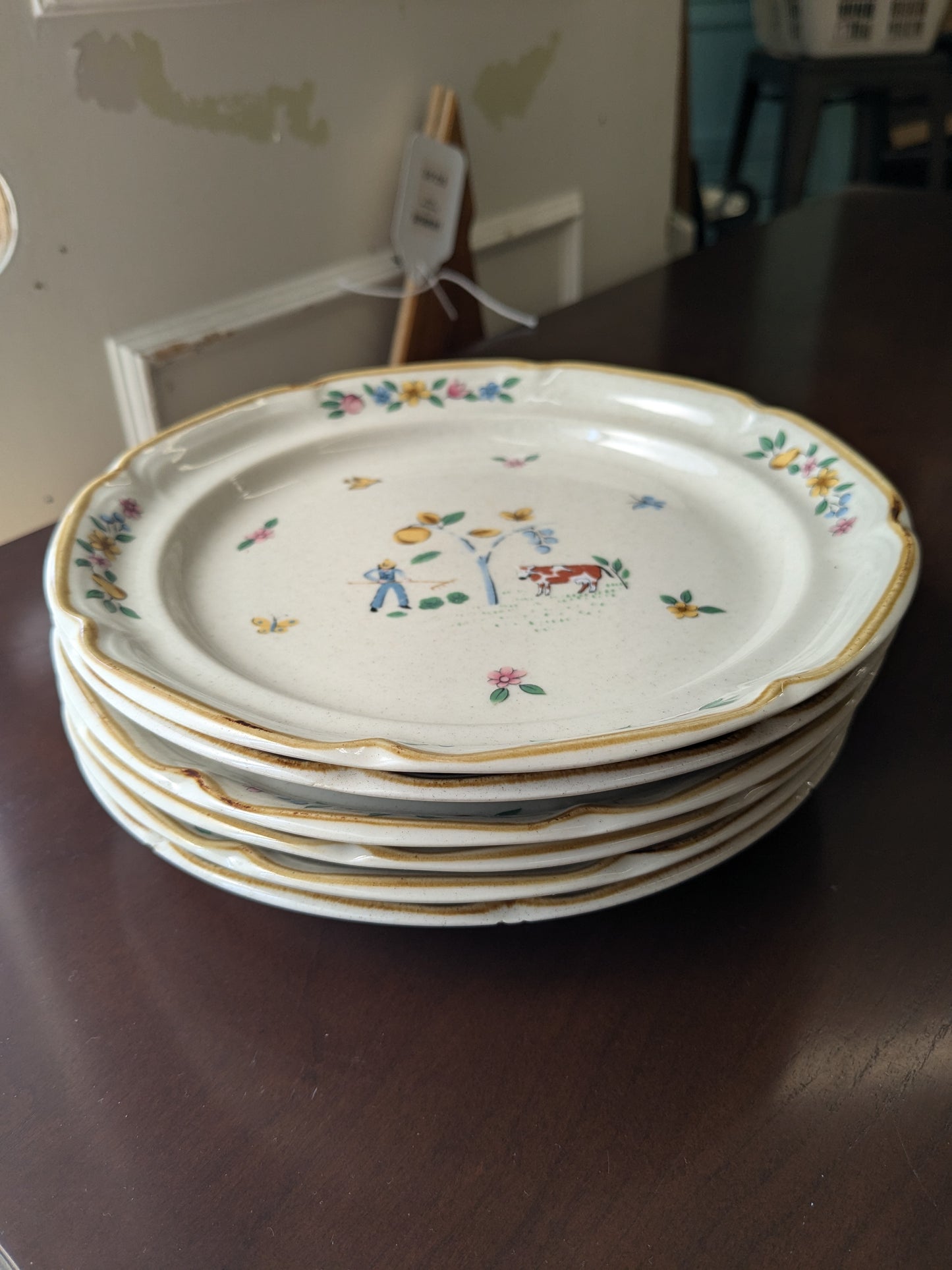 Set of 6 plates  - heartland 7774