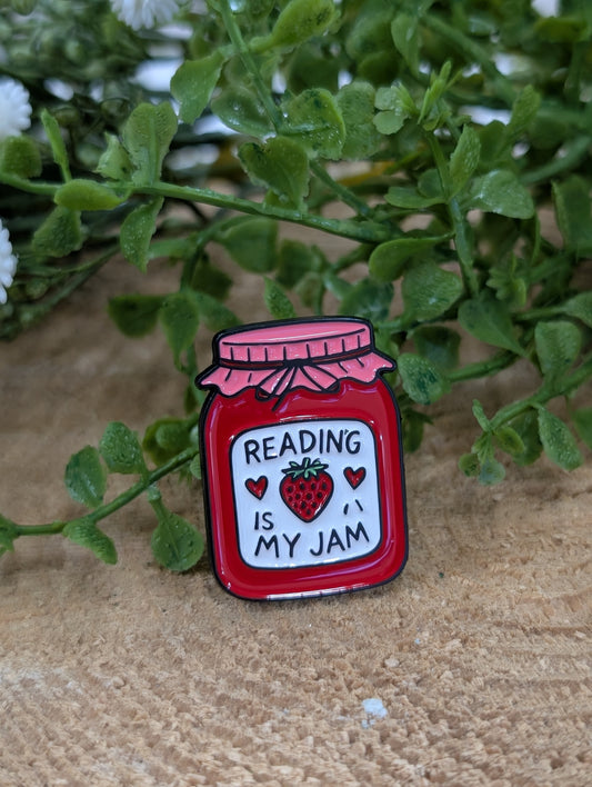 Reading is my Jam Pin