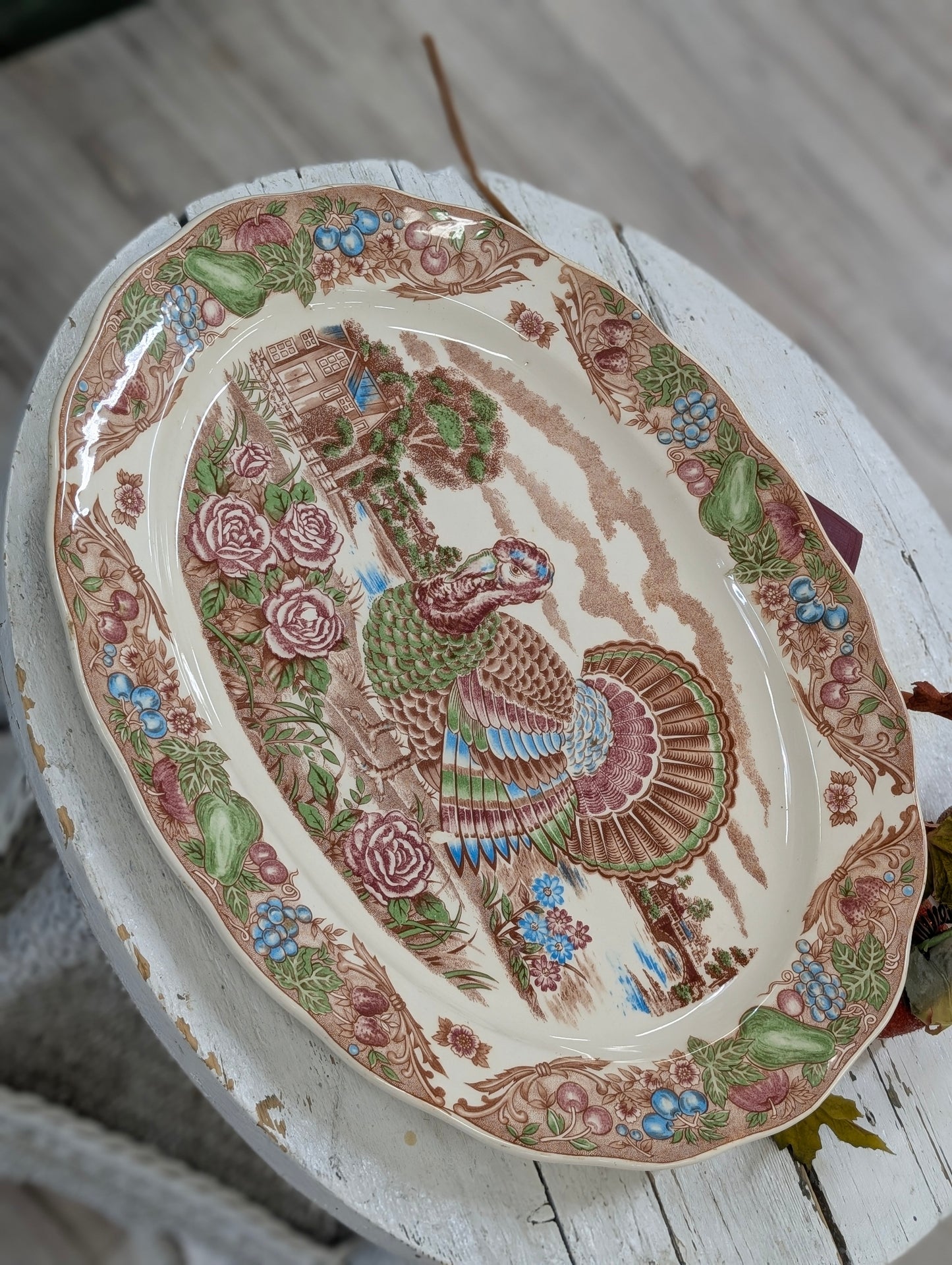 Turkey serving platter