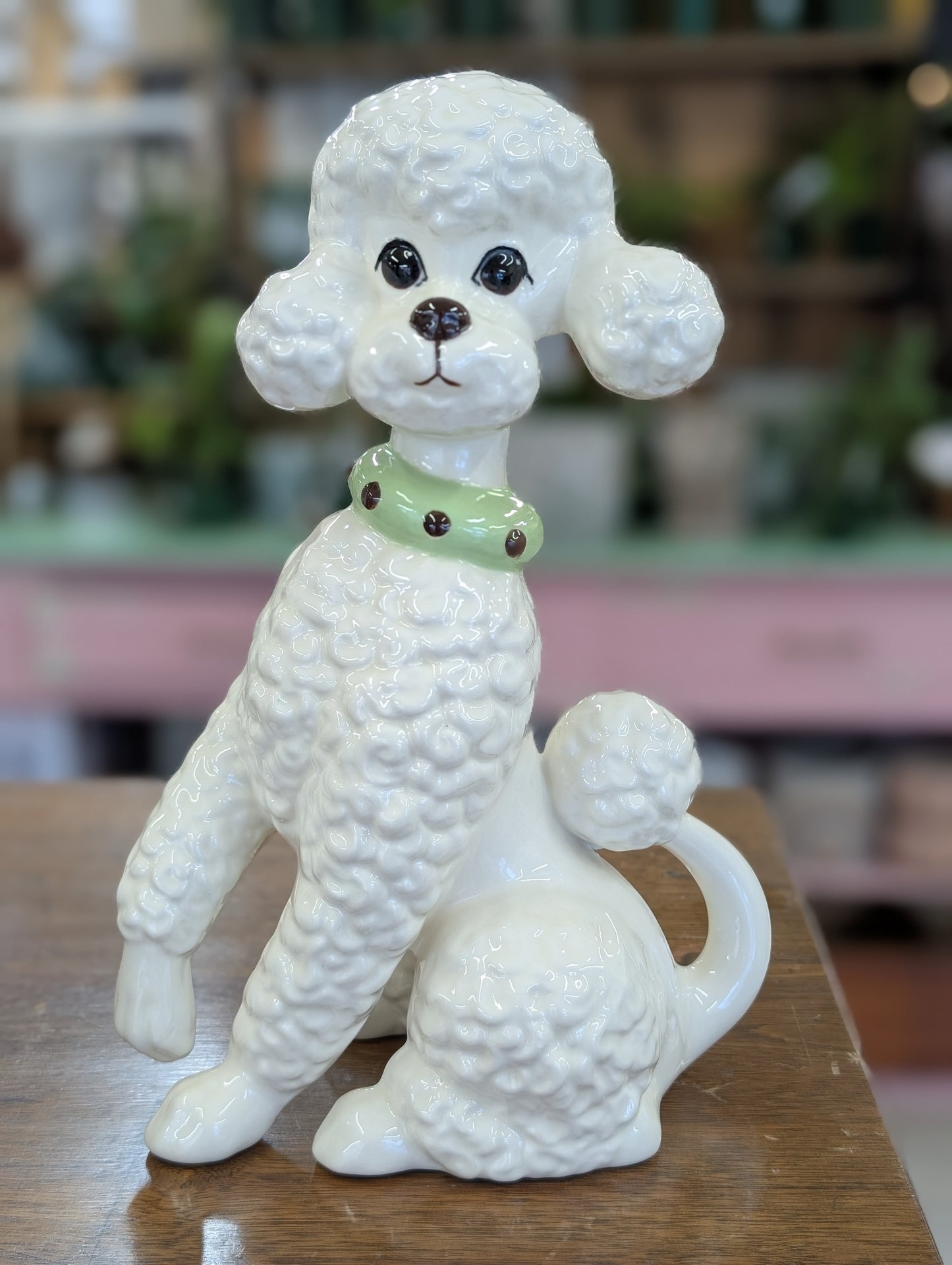Set of ceramic poodles