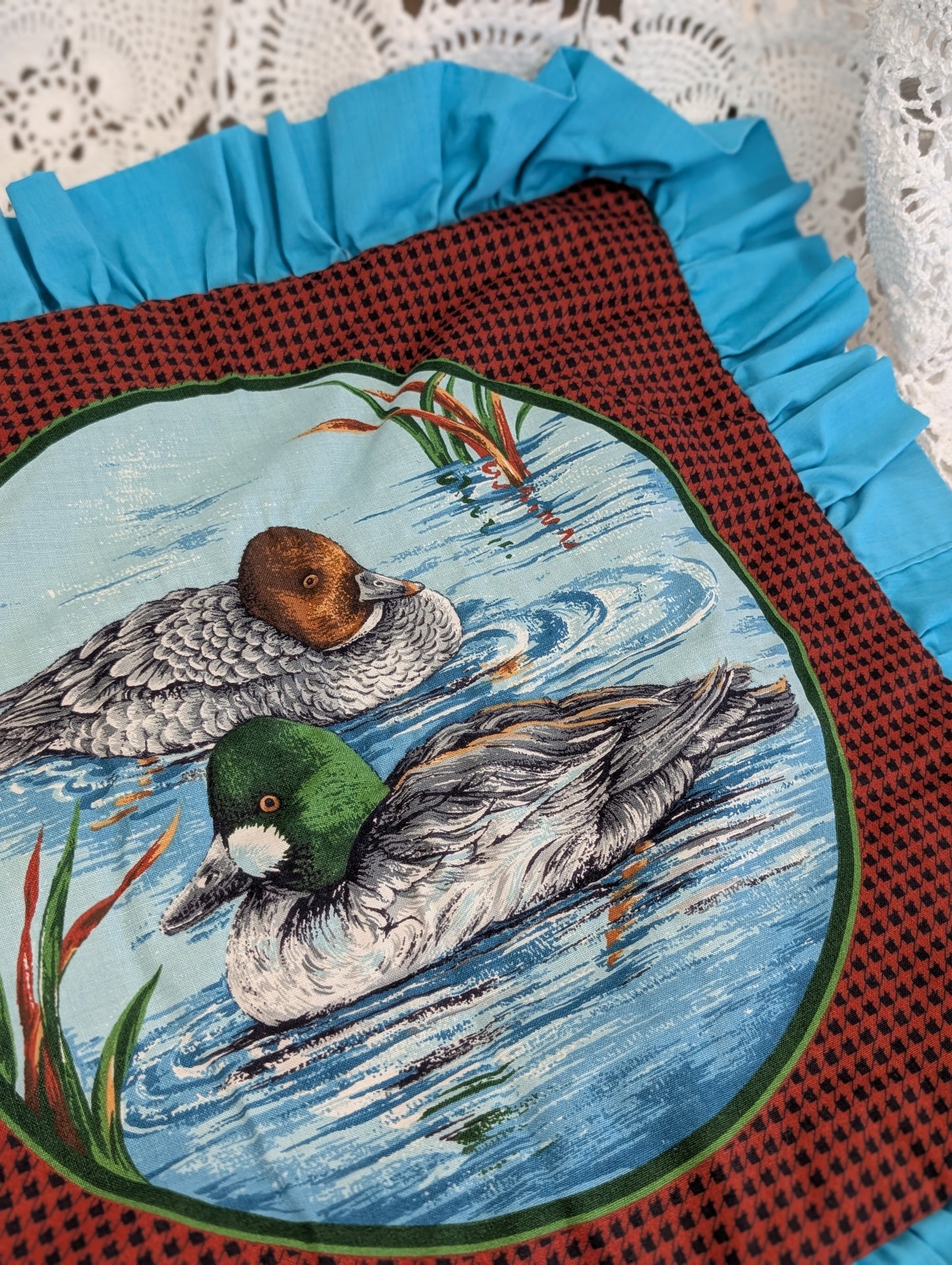 Duck pillow cover