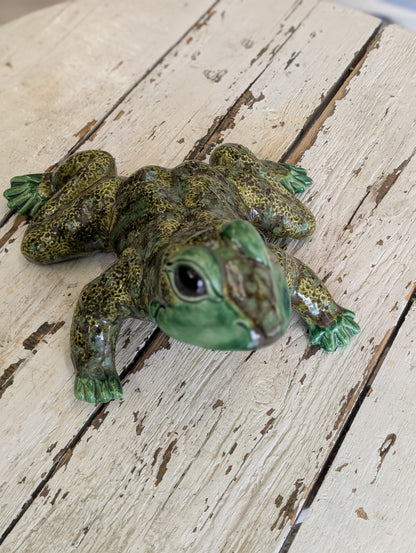 Ceramic frog