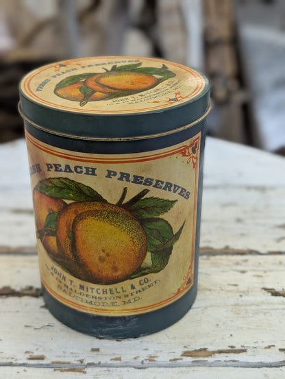 Peach tin