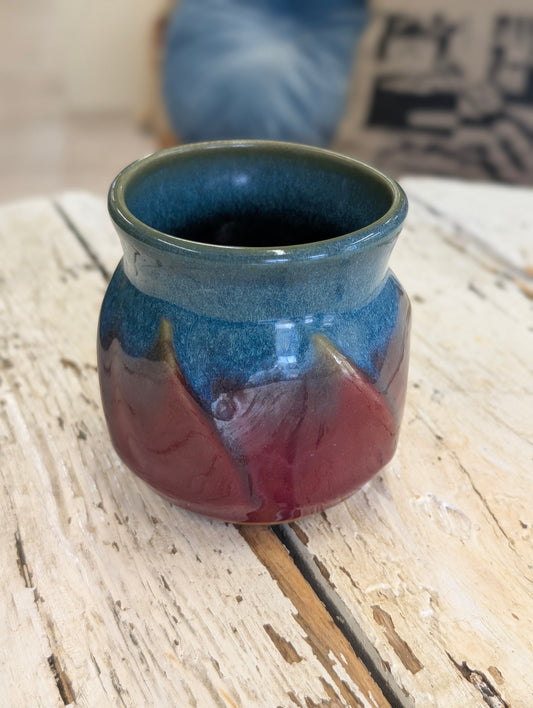 Small pottery container