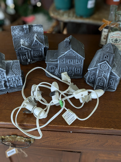 Ceramic house village