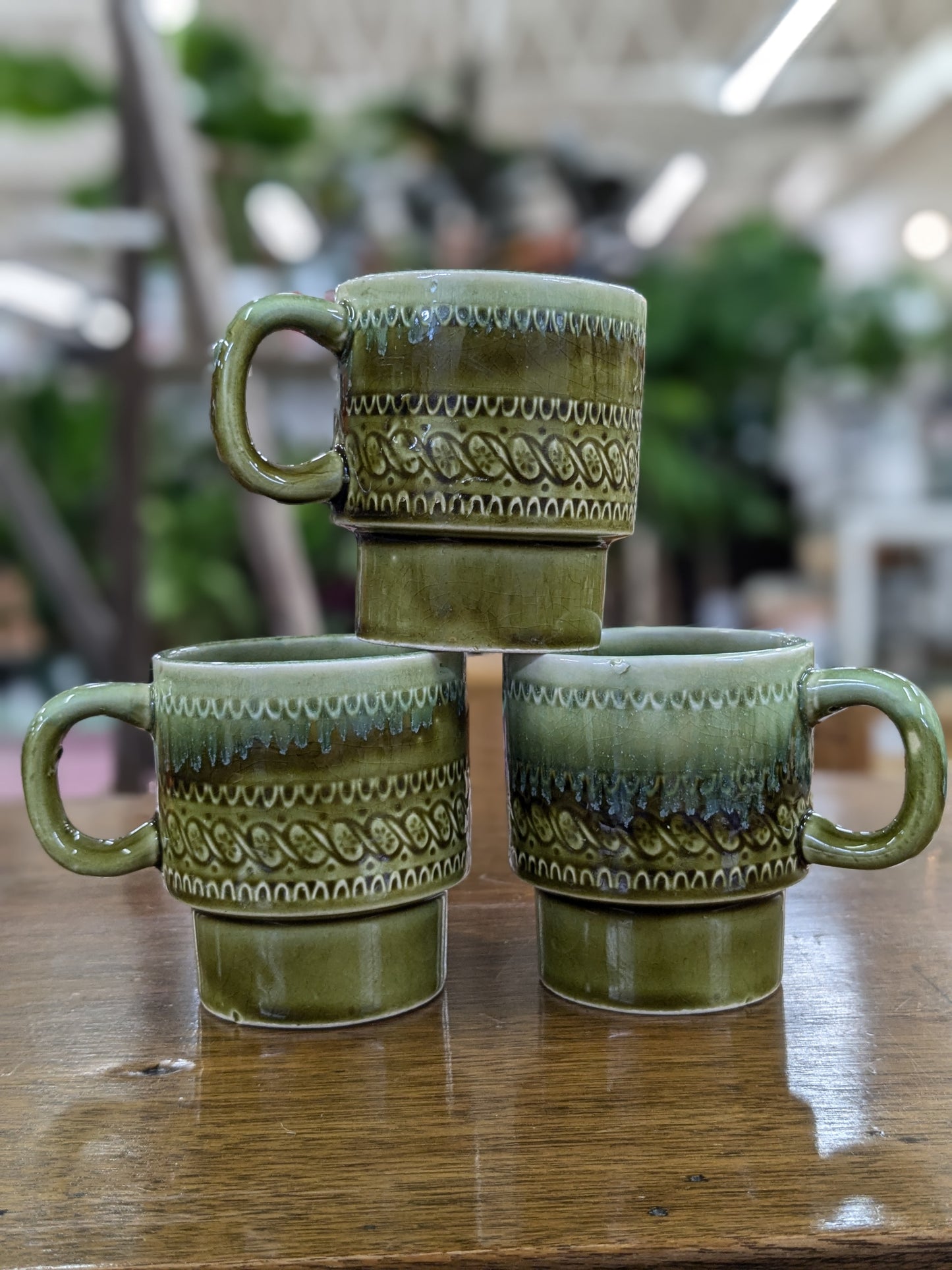 Set of 3 vintage mugs