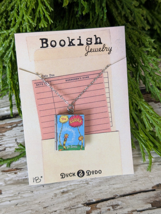 Bookish Jewelry - The Lorax Locket