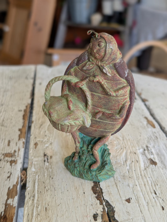 Lady bug on a picnic figurine