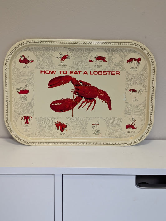 Lobster metal tray