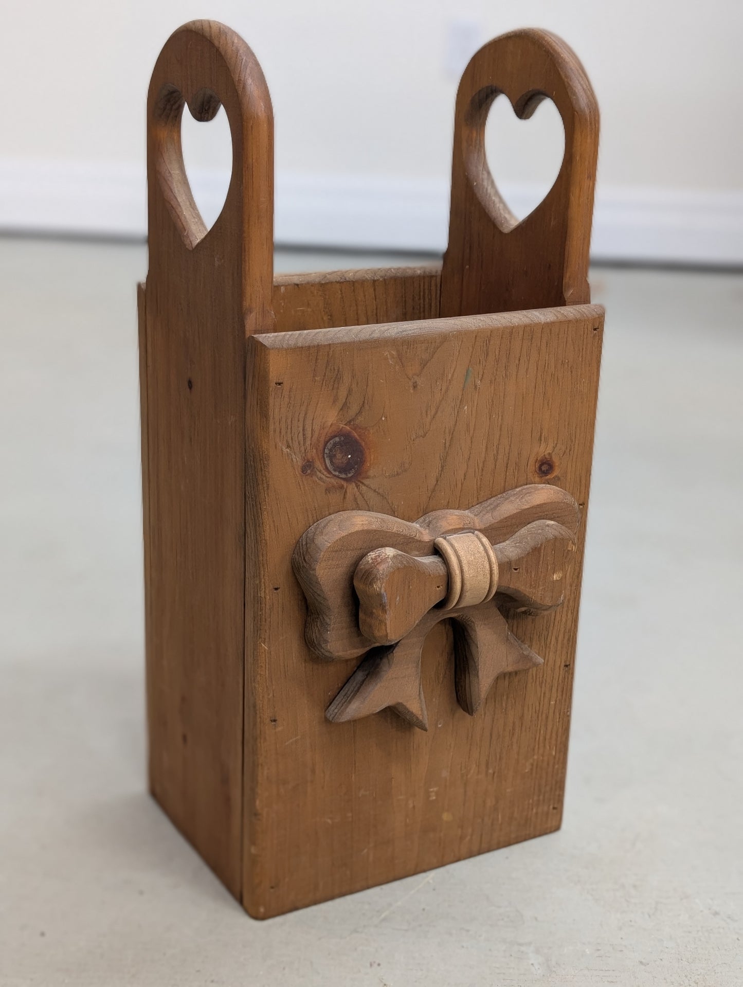 Wooden umbrella stand