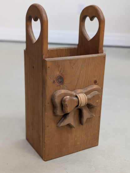 Wooden umbrella stand