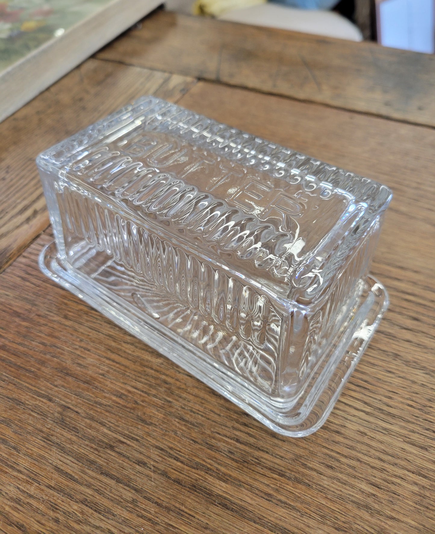 Glass Butter Dish