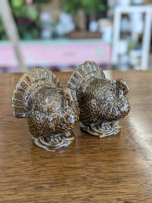 Turkey salt and pepper shaker