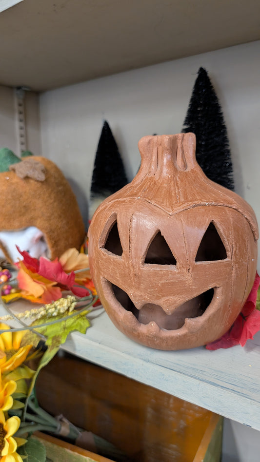 Pottery Jack o lantern