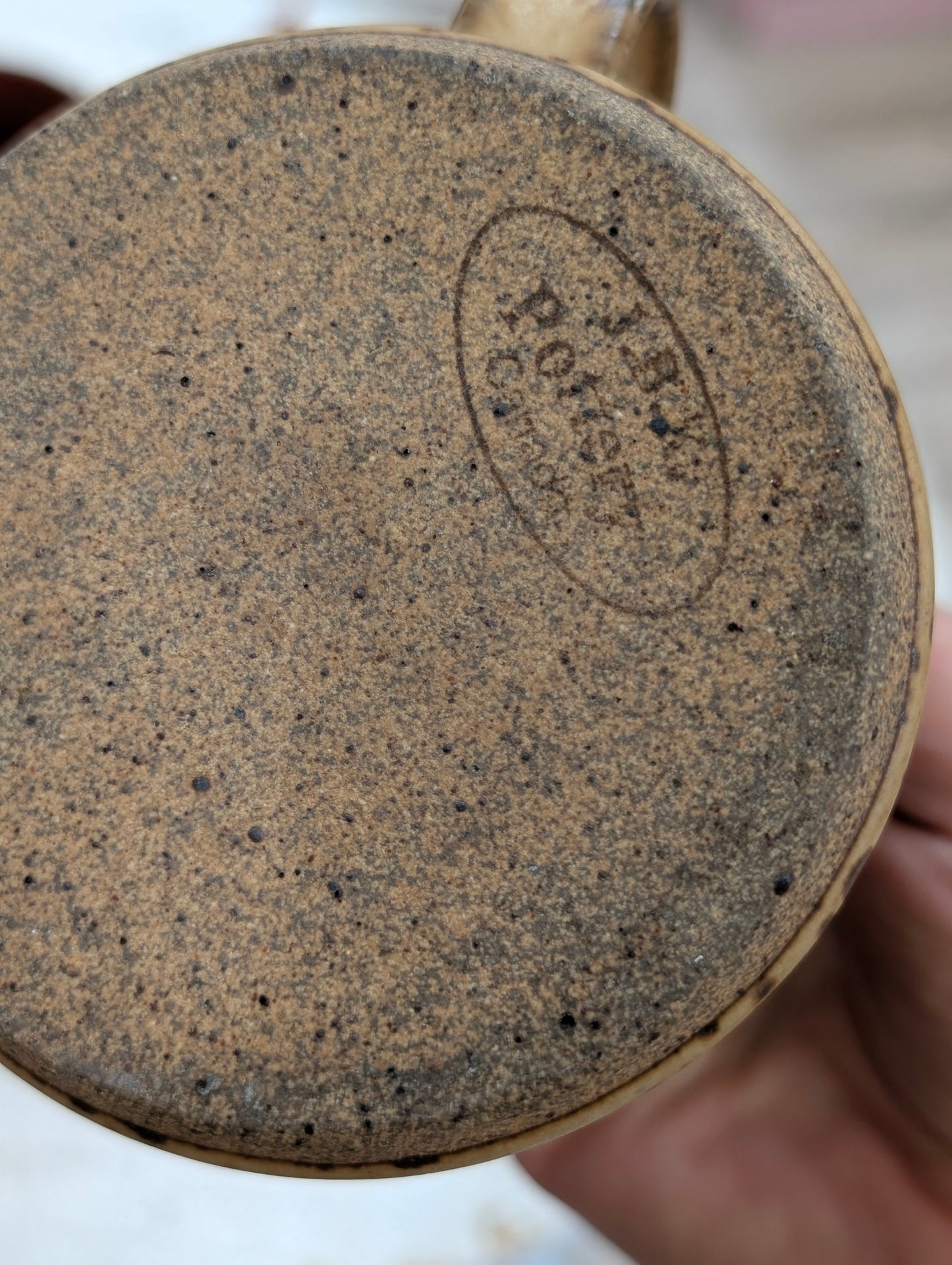 Vintage pottery mug